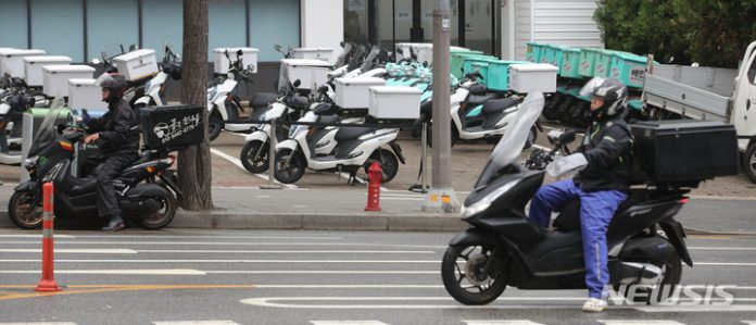 [서울=뉴시스] 권창회 기자 = 지난 5월5일 오후 서울 강남구 우아한청년들 자회사 